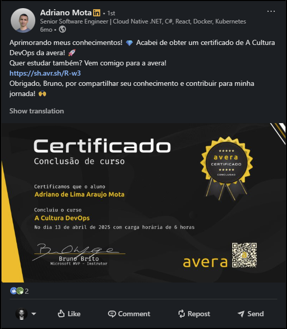 Print de prova social