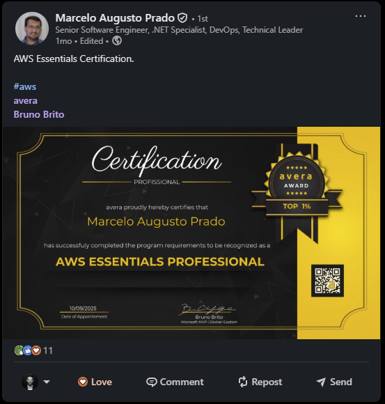 Print de prova social