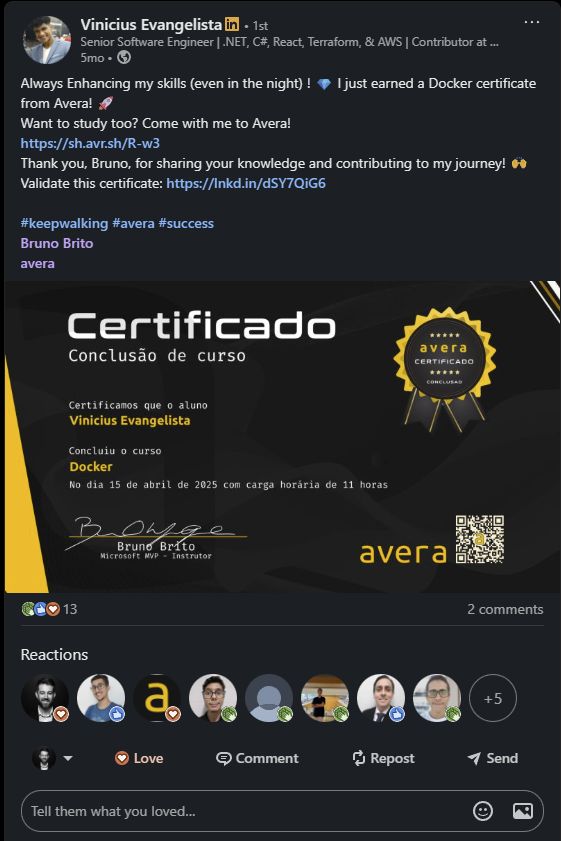 Print de prova social