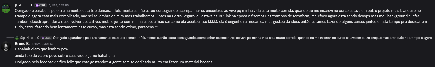 Print de prova social